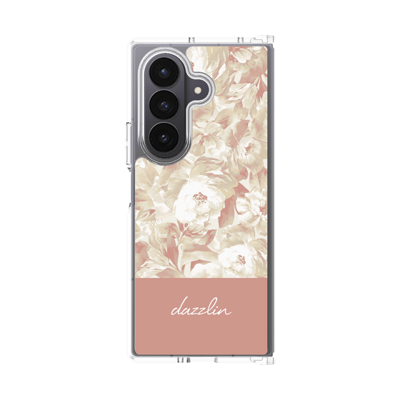 Clear Case［ dazzlin - PaintFlower - Pink ］