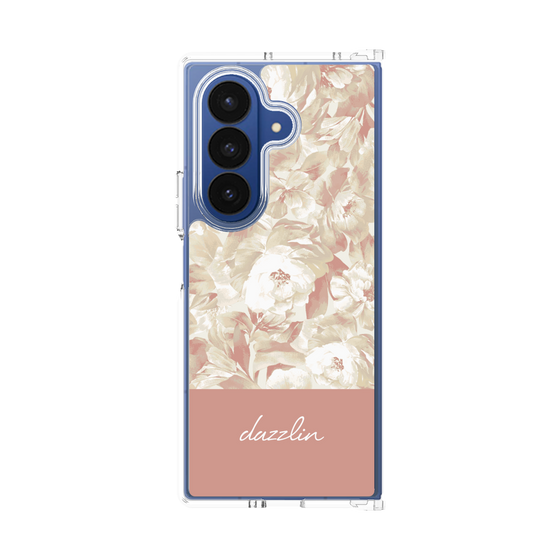 Clear Case［ dazzlin - PaintFlower - Pink ］