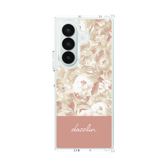Clear Case［ dazzlin - PaintFlower - Pink ］