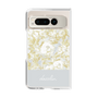 Clear Case［ dazzlin - PaintFlower - Light Blue ］