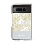 Clear Case［ dazzlin - PaintFlower - Light Blue ］
