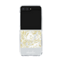 Clear Case［ dazzlin - PaintFlower - Light Blue ］
