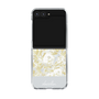 Clear Case［ dazzlin - PaintFlower - Light Blue ］