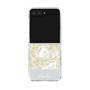 Clear Case［ dazzlin - PaintFlower - Light Blue ］