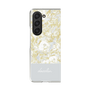 Clear Case［ dazzlin - PaintFlower - Light Blue ］