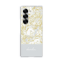 Clear Case［ dazzlin - PaintFlower - Light Blue ］