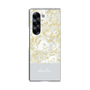 Clear Case［ dazzlin - PaintFlower - Light Blue ］