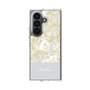 Clear Case［ dazzlin - PaintFlower - Light Blue ］