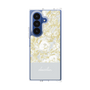 Clear Case［ dazzlin - PaintFlower - Light Blue ］