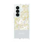 Clear Case［ dazzlin - PaintFlower - Light Blue ］