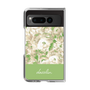Clear Case［ dazzlin - PaintFlower - Green ］