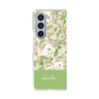 Clear Case［ dazzlin - PaintFlower - Green ］