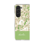 Clear Case［ dazzlin - PaintFlower - Green ］