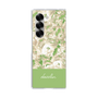 Clear Case［ dazzlin - PaintFlower - Green ］