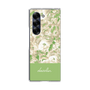 Clear Case［ dazzlin - PaintFlower - Green ］