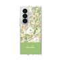 Clear Case［ dazzlin - PaintFlower - Green ］