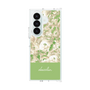 Clear Case［ dazzlin - PaintFlower - Green ］