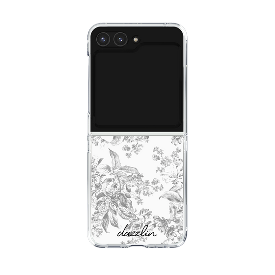Clear Case［ dazzlin - ToneFlower - Gray ］