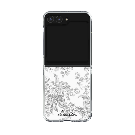 Clear Case［ dazzlin - ToneFlower - Gray ］