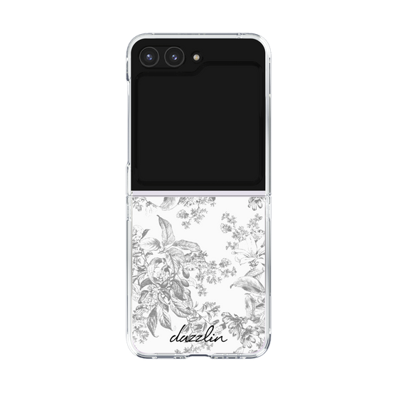 Clear Case［ dazzlin - ToneFlower - Gray ］