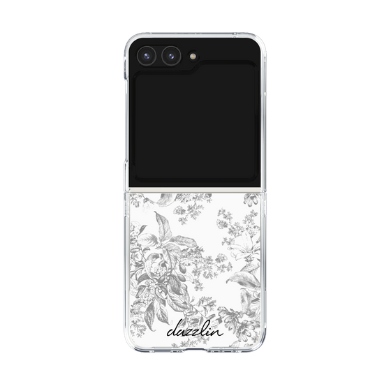 Clear Case［ dazzlin - ToneFlower - Gray ］