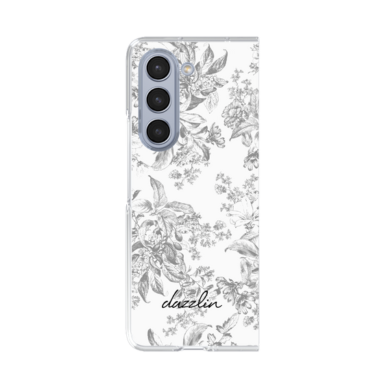 Clear Case［ dazzlin - ToneFlower - Gray ］