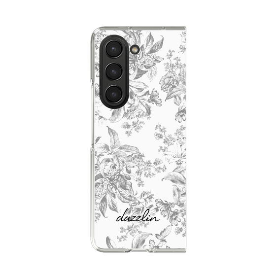 Clear Case［ dazzlin - ToneFlower - Gray ］