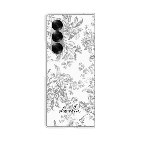Clear Case［ dazzlin - ToneFlower - Gray ］