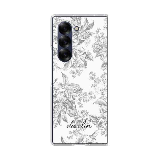 Clear Case［ dazzlin - ToneFlower - Gray ］