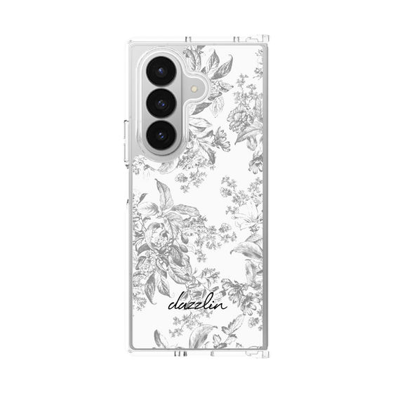 Clear Case［ dazzlin - ToneFlower - Gray ］