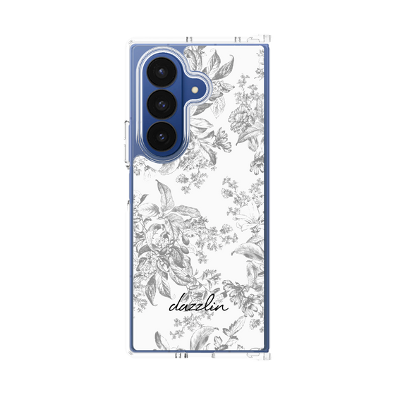 Clear Case［ dazzlin - ToneFlower - Gray ］