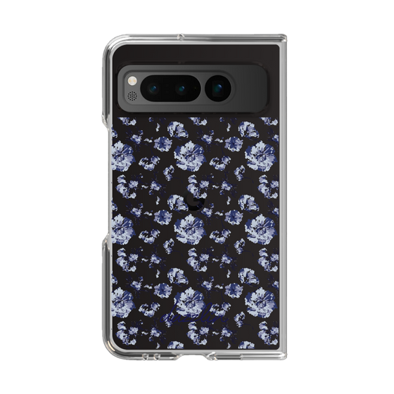 Clear Case［ dazzlin - BlueFlower - Clear ］