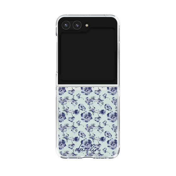 Clear Case［ dazzlin - BlueFlower - Clear ］