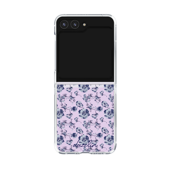 Clear Case［ dazzlin - BlueFlower - Clear ］