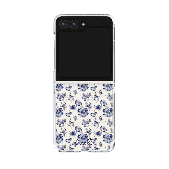 Clear Case［ dazzlin - BlueFlower - Clear ］
