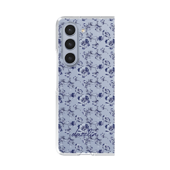 Clear Case［ dazzlin - BlueFlower - Clear ］