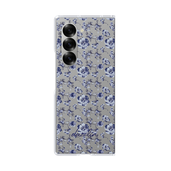 Clear Case［ dazzlin - BlueFlower - Clear ］