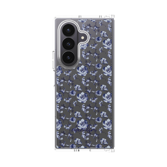 Clear Case［ dazzlin - BlueFlower - Clear ］