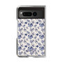 Clear Case［ dazzlin - BlueFlower - Beige ］