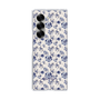 Clear Case［ dazzlin - BlueFlower - Beige ］