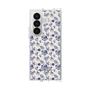 Clear Case［ dazzlin - BlueFlower - Beige ］