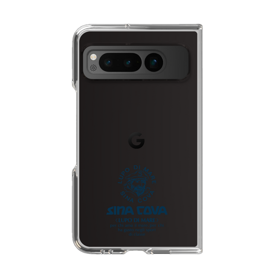 Clear Case［ SINA COVA - Logo - Navy ］