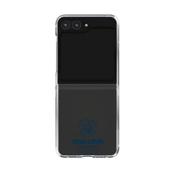 Clear Case［ SINA COVA - Logo - Navy ］