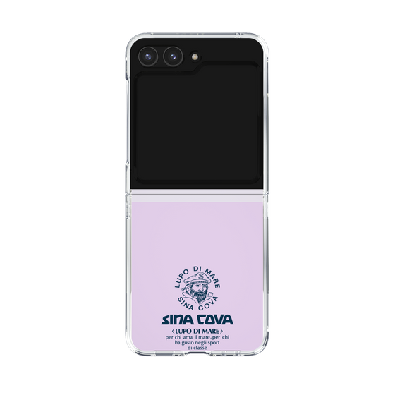 Clear Case［ SINA COVA - Logo - Navy ］