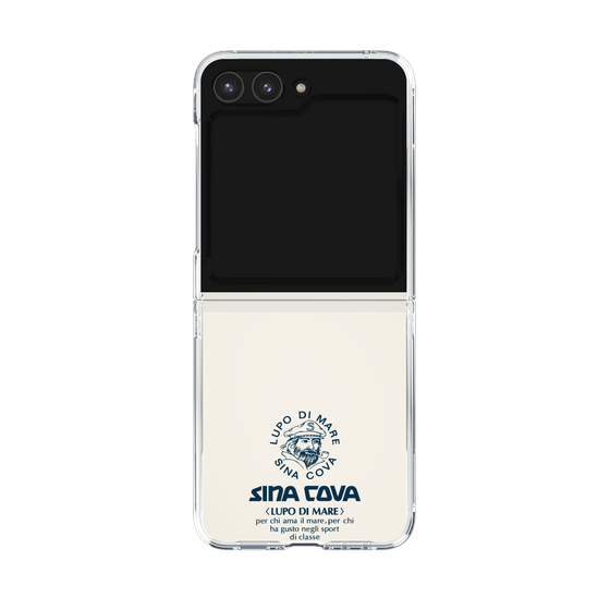 Clear Case［ SINA COVA - Logo - Navy ］