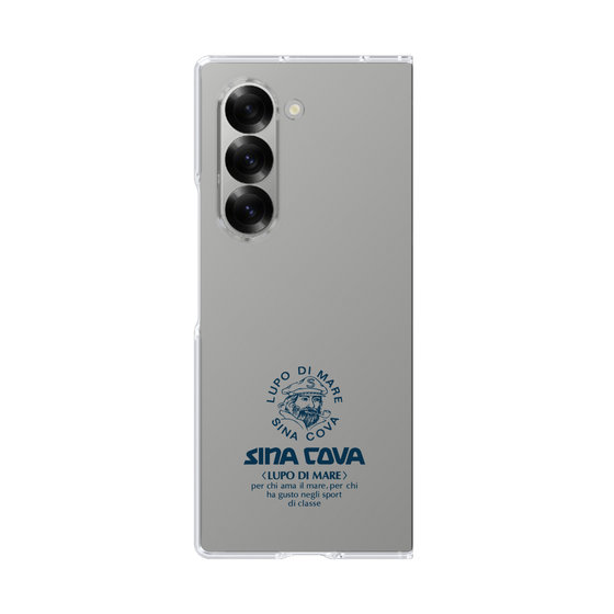 Clear Case［ SINA COVA - Logo - Navy ］