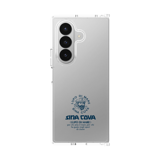 Clear Case［ SINA COVA - Logo - Navy ］