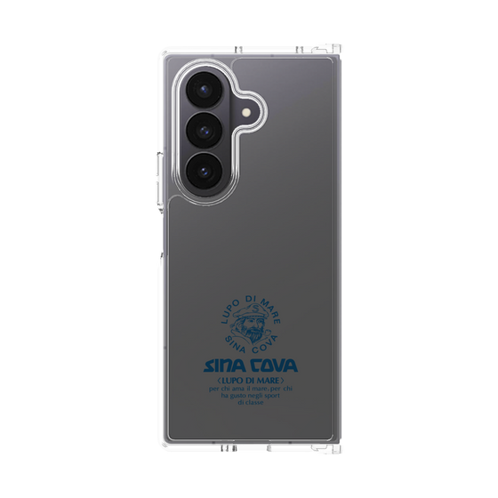 Clear Case［ SINA COVA - Logo - Navy ］