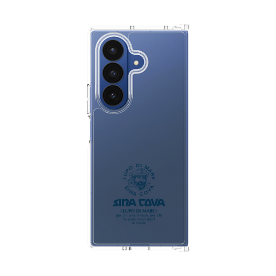 Clear Case［ SINA COVA - Logo - Navy ］