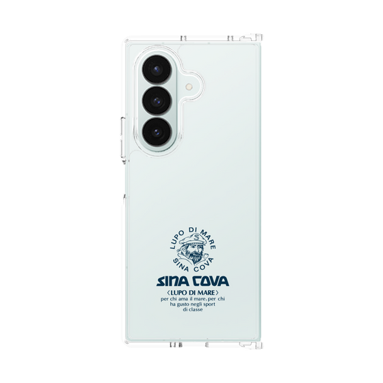 Clear Case［ SINA COVA - Logo - Navy ］
